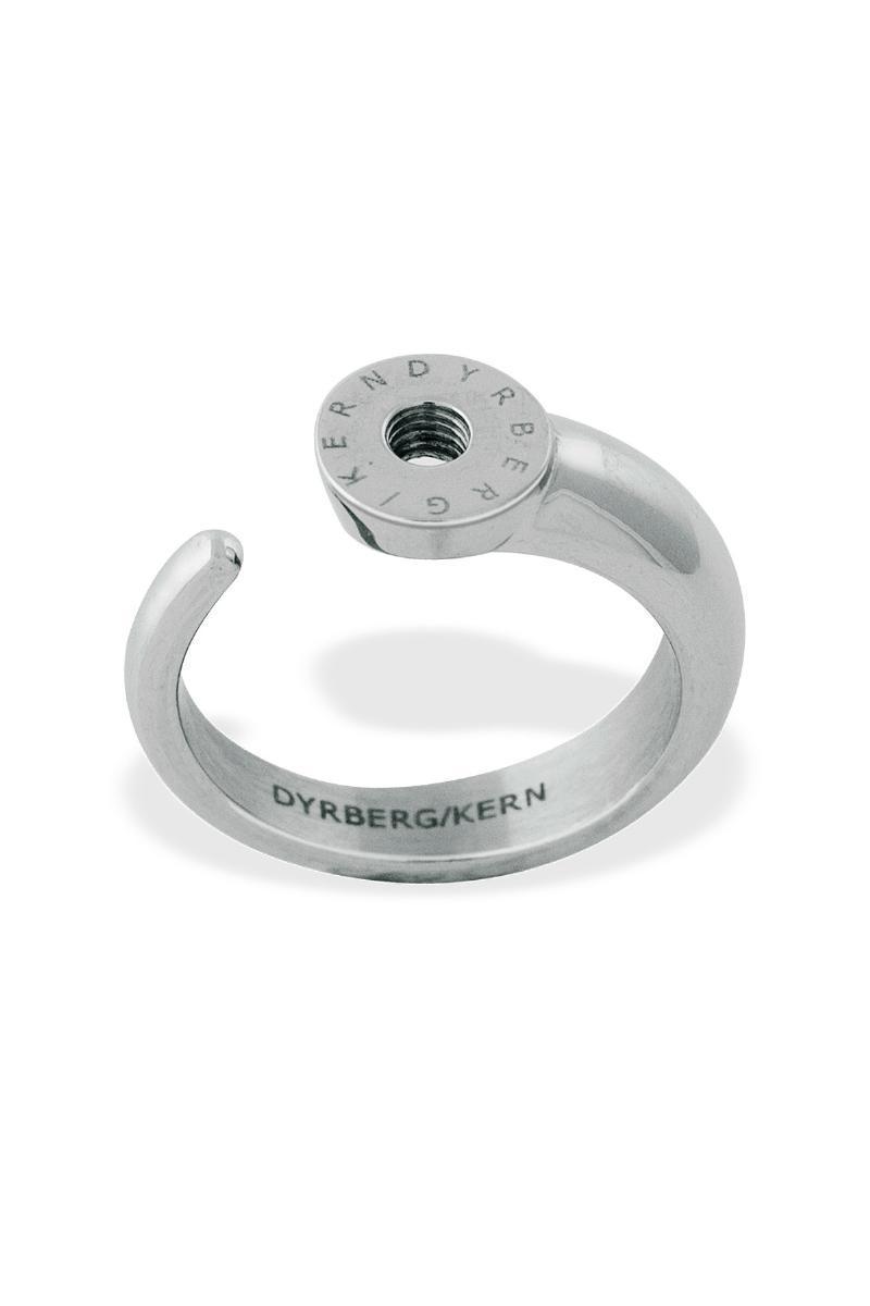 Dyrberg/Kern Sølv Ring - Elegant Design og Fleksibel Størrelse