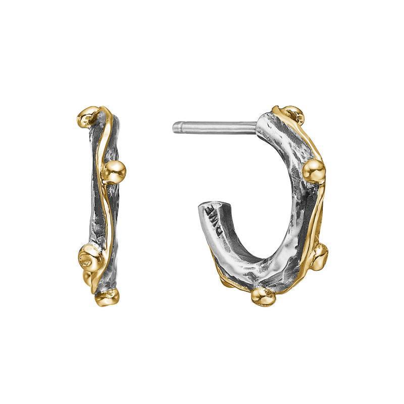 Zeus Creol Ørestikker i Poleret Sølv fra ByBirdie.dk