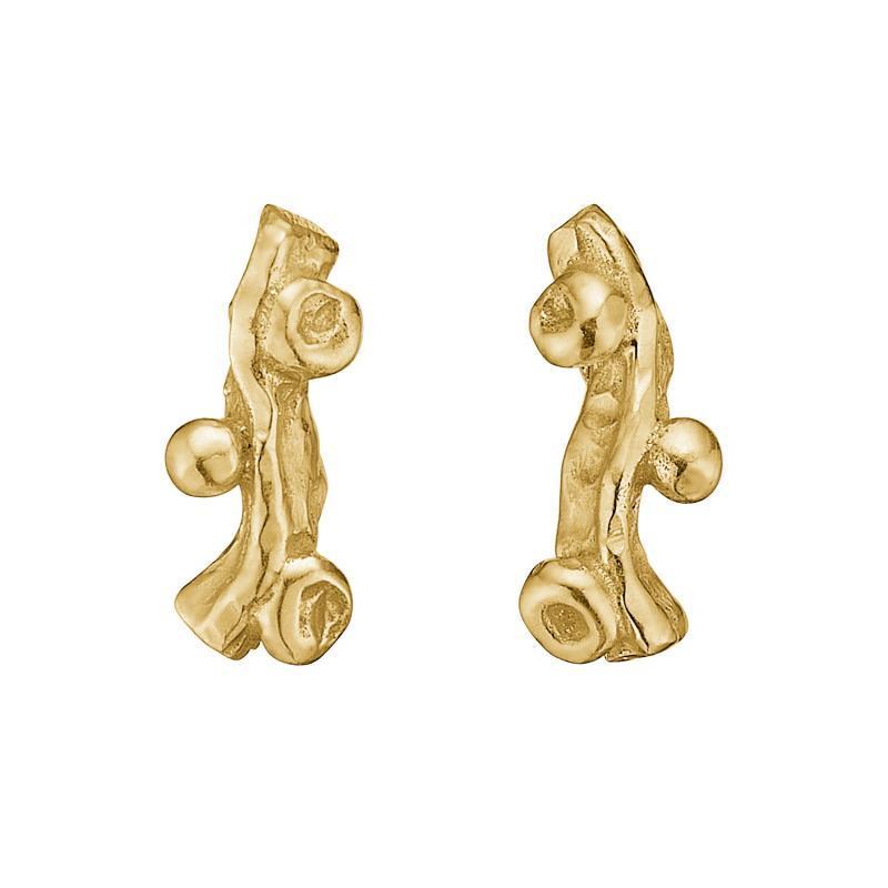 Zenith Pin Guld Ørestikkere - Unik Skønhed og Balance