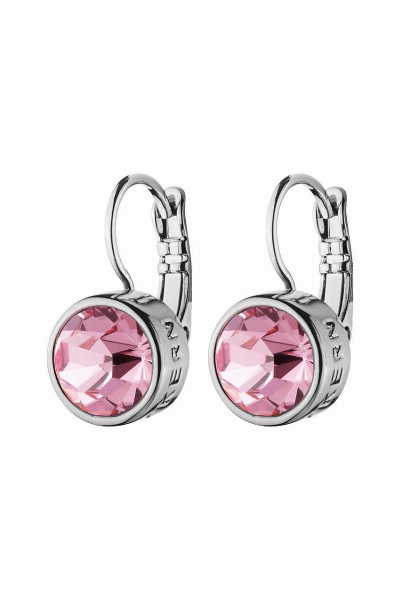 Dyrberg/Kern Louise øreringe med rød Swarovski krystal