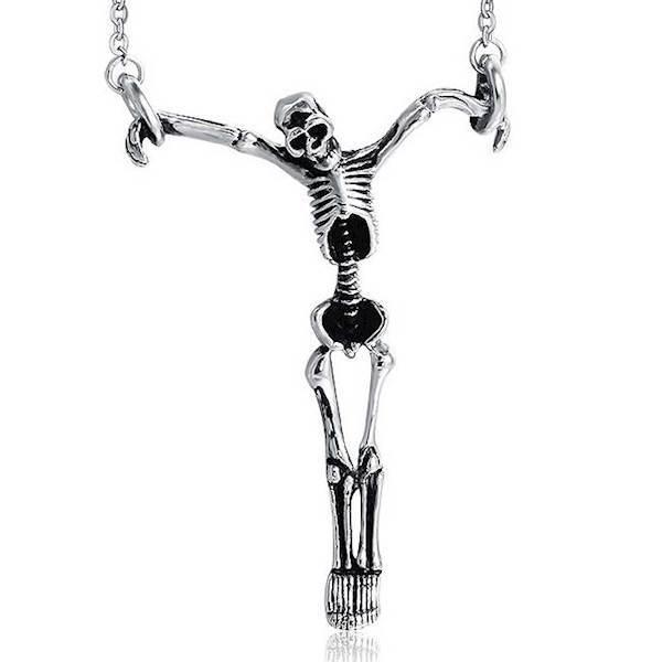 Hodeskalle Vedhæng med Kæde