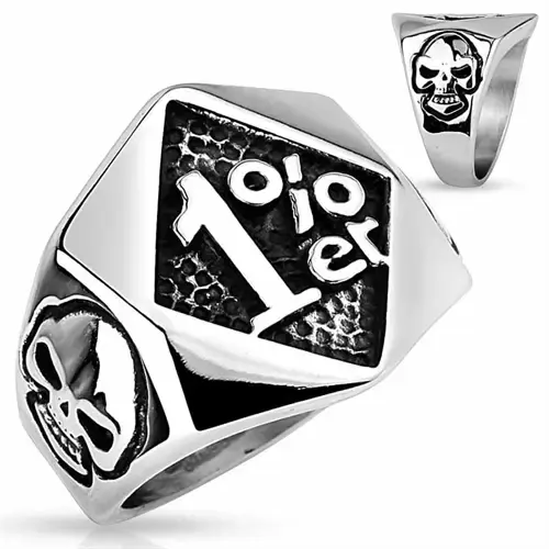 Biker Ring i Rustfrit Stål fra Marjoe.dk - Hurtig Levering!