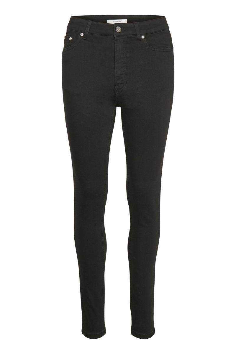 Gestuz - Emily Høj Talje Skinny Jeans - Sort Udsalg!