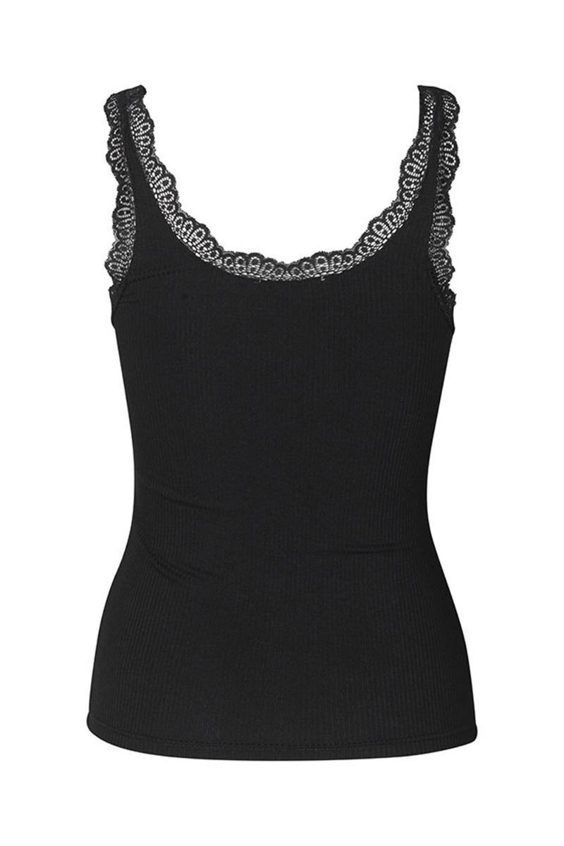 Mbym Top - Cerise og Sort