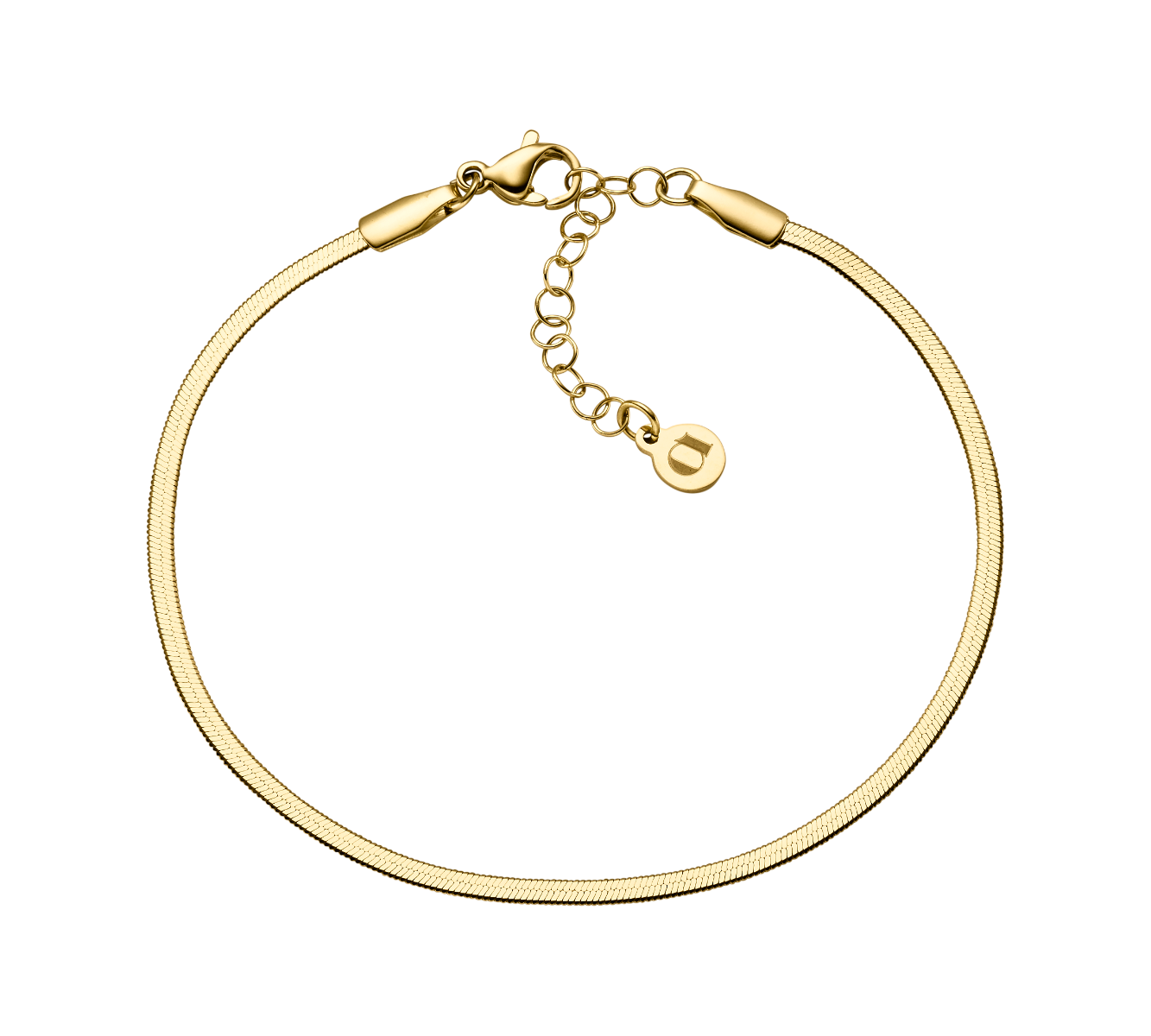 Arhms Tijuana Guld-belagt Stål Armbånd - Hurtig Levering!