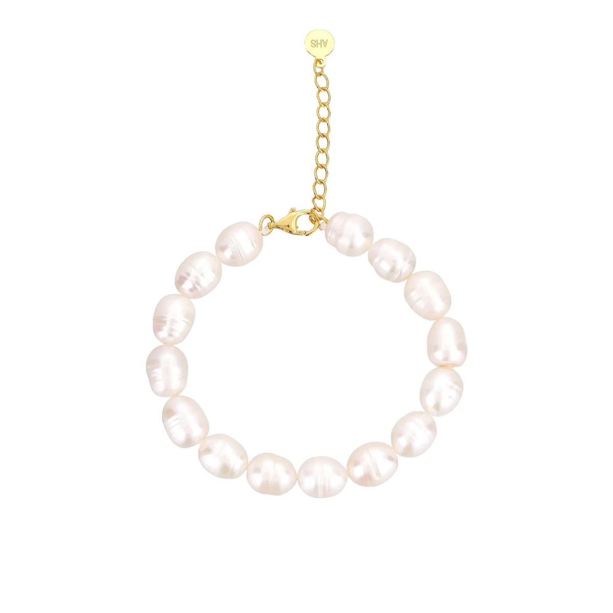 Arhms Helsinki Forgyldt Sølv Armbånd med Perler - Tilbud!