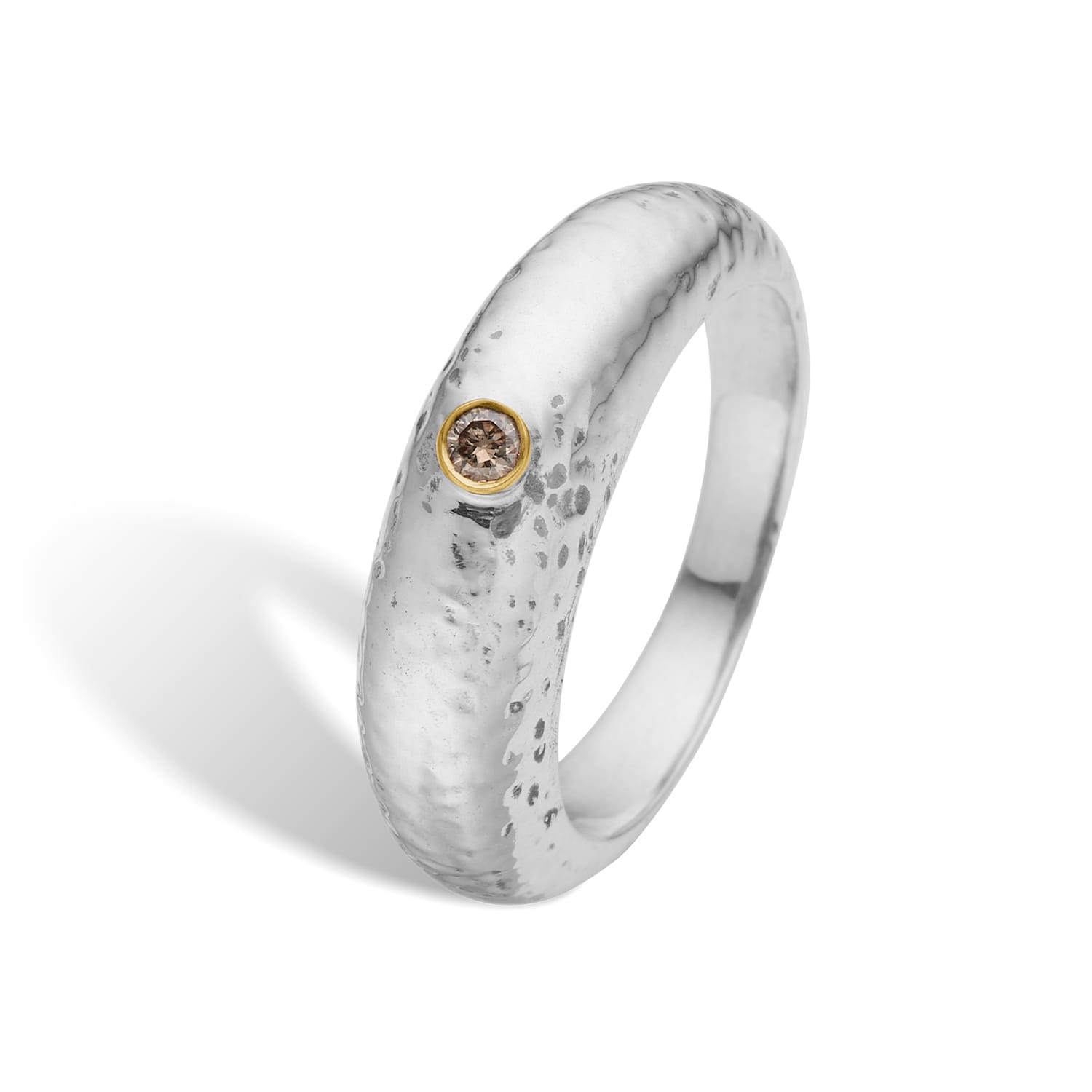 Waldorf Slim Silver Ring - 52