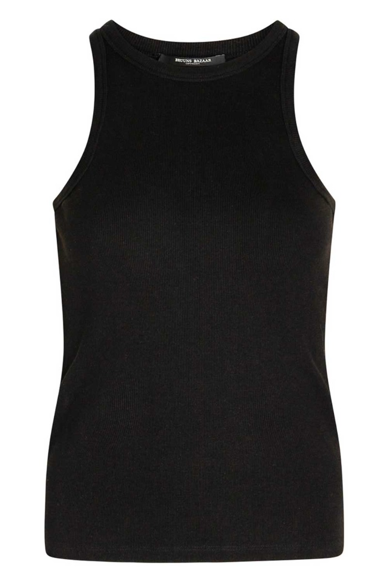Bruuns Bazaar - Top - Katy Rib Tank Top - Black