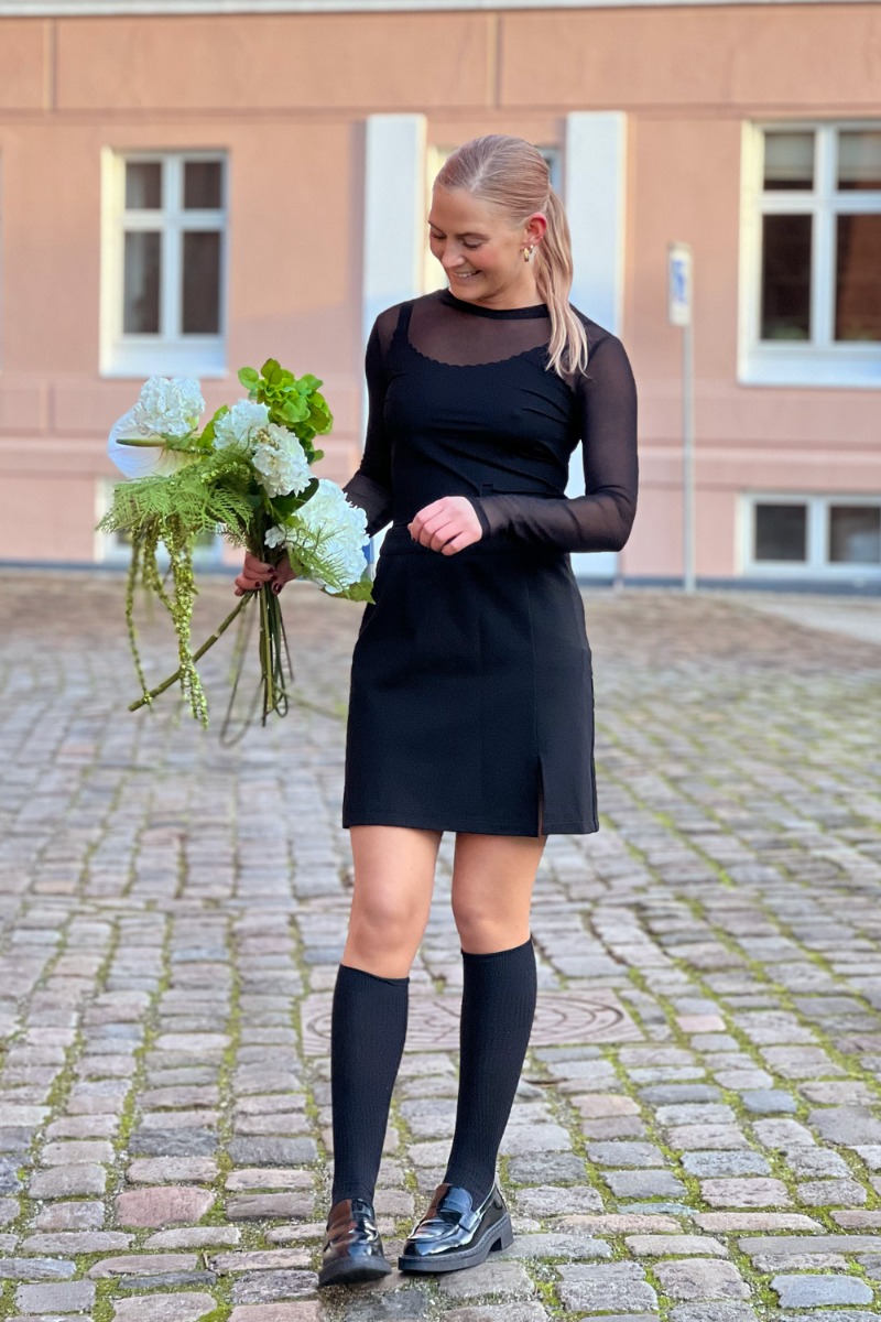 Loved By Lykke - Bluse - Ulla Ls Blouse - Black