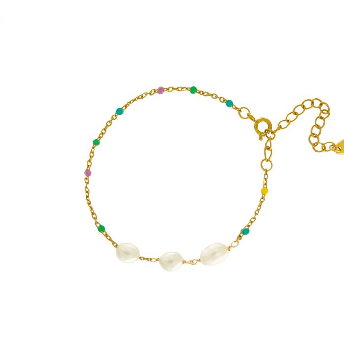 Ankelkæde med Ferskvandsperler - Unik og Vandfast Smykke