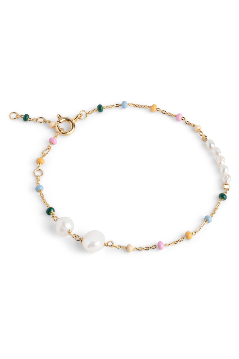 Emalje - Lola Perla Armbånd - Drømmeperle Smykke