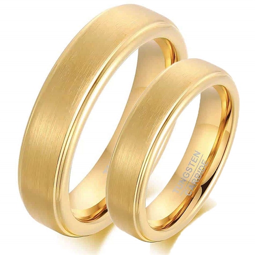 Tungstenring til Bryllup eller Forlovelse - Smuk Design