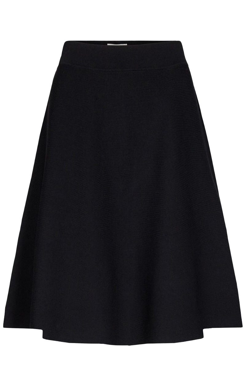 Nümph - A-snit nederdel - Lillypilly Skirt i caviar farve