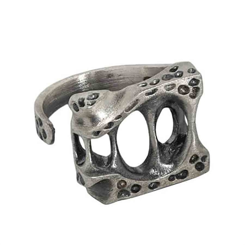 Vintage Oxy Sterlingsølv Ring - Justerbar Smykkeagent