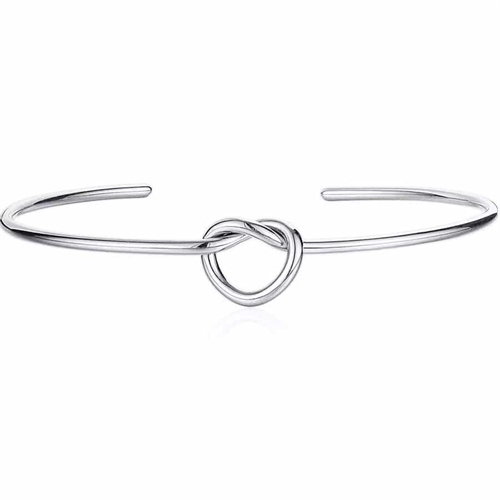 Achilla Bangle i Ædelstål - Elegant Hjertearmbånd